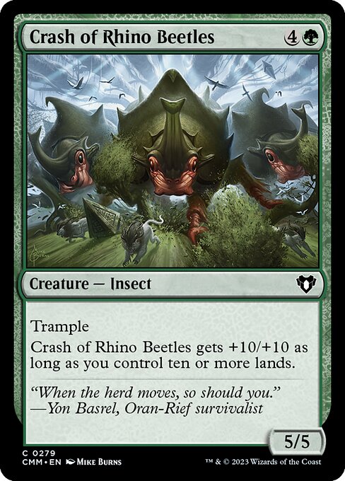 Magic the Gathering Card - Crash of Rhino Beetles - MTG Circle