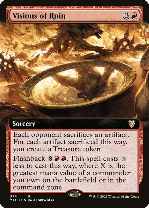 Magic the Gathering Card - Visions of Ruin - MTG Circle