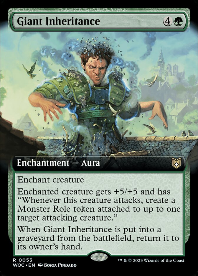 Magic the Gathering Card - Giant Inheritance - MTG Circle