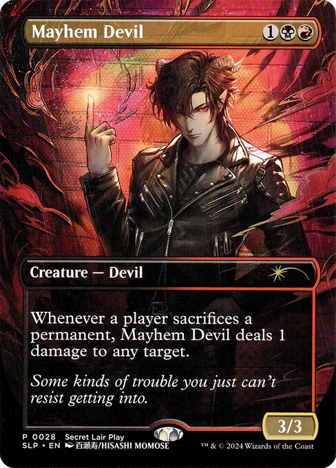 Magic the Gathering Card - Mayhem Devil - MTG Circle