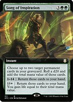 Magic the Gathering Card - Song of Inspiration - MTG Circle