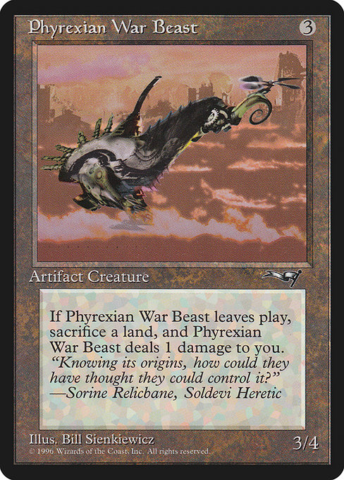 Magic the Gathering Card - Phyrexian War Beast - MTG Circle