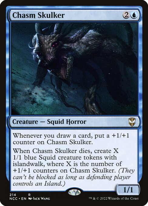 Magic the Gathering Card - Chasm Skulker - MTG Circle