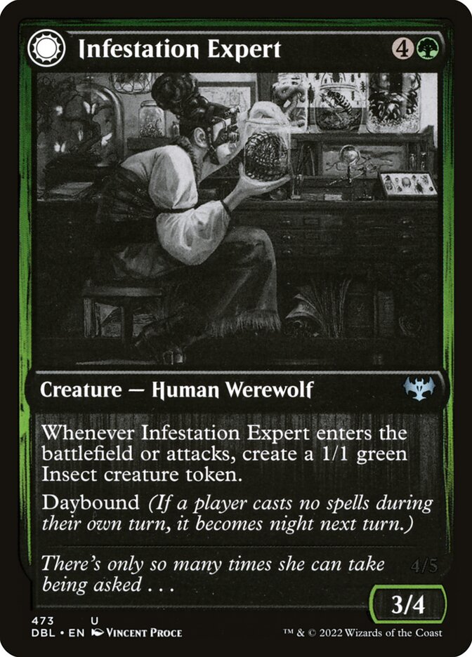 Magic the Gathering Card - Infestation Expert - MTG Circle