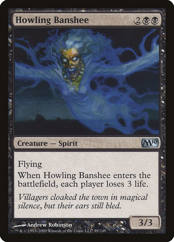 Magic the Gathering Card - Howling Banshee - MTG Circle