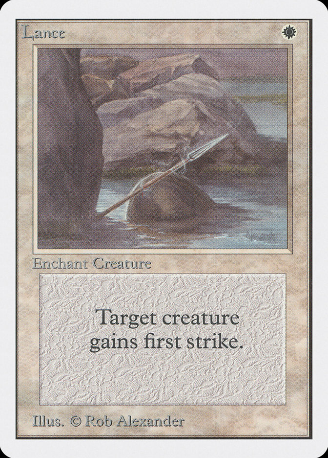 Magic the Gathering Card - Lance - MTG Circle
