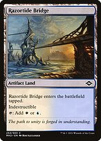 Magic the Gathering Card - Razortide Bridge - MTG Circle