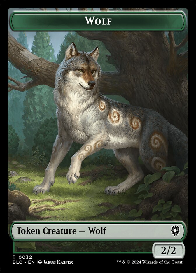 Magic the Gathering Card - Wolf - MTG Circle