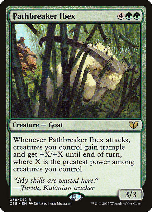 Magic the Gathering Card - Pathbreaker Ibex - MTG Circle