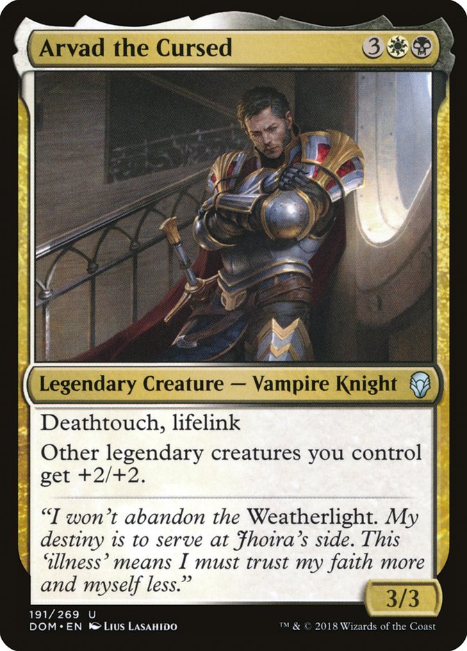 Magic the Gathering Card - Arvad the Cursed - MTG Circle