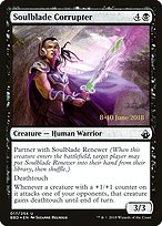 Magic the Gathering Card - Soulblade Corrupter - MTG Circle