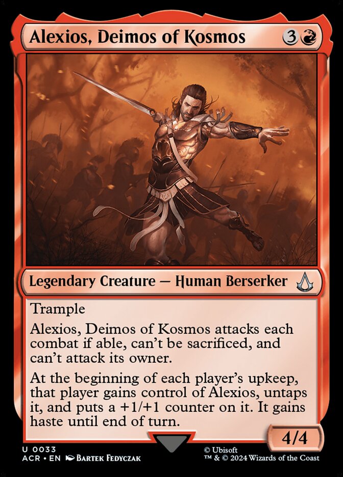 Magic the Gathering Card - Alexios, Deimos of Kosmos - MTG Circle