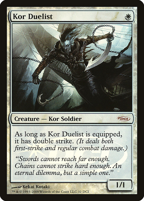 Magic the Gathering Card - Kor Duelist - MTG Circle
