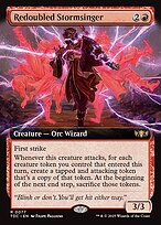 Magic the Gathering Card - Redoubled Stormsinger - MTG Circle