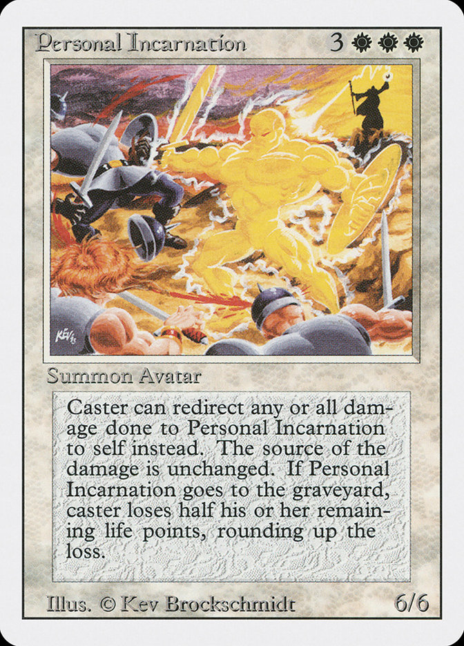 Magic the Gathering Card - Personal Incarnation - MTG Circle