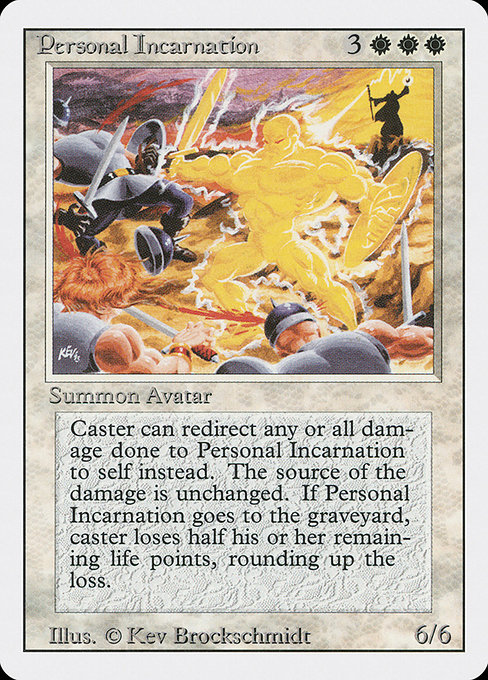 Magic the Gathering Card - Personal Incarnation - MTG Circle