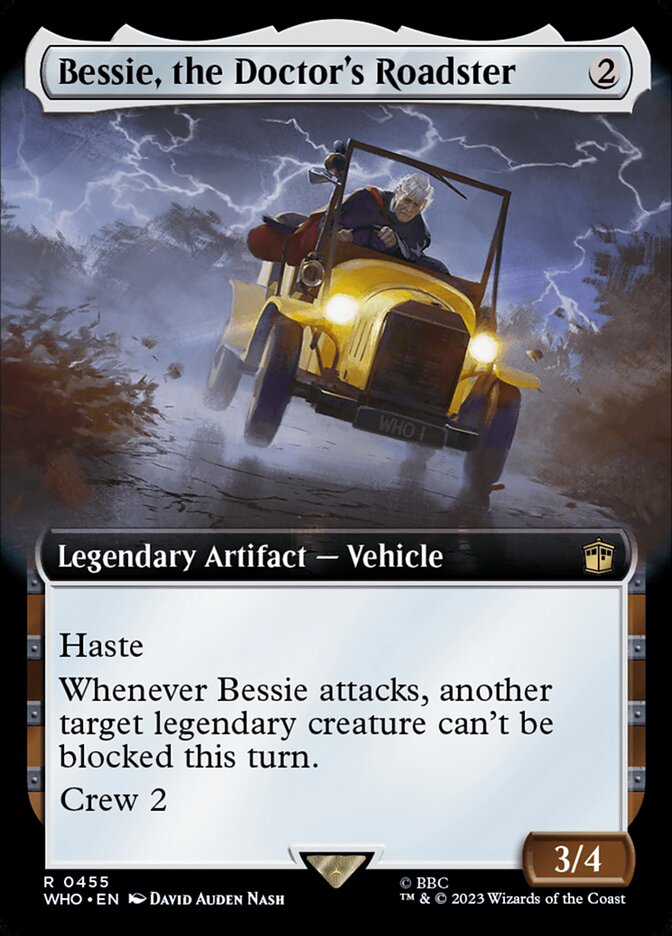 Magic the Gathering Card - Bessie, the Doctor's Roadster - MTG Circle