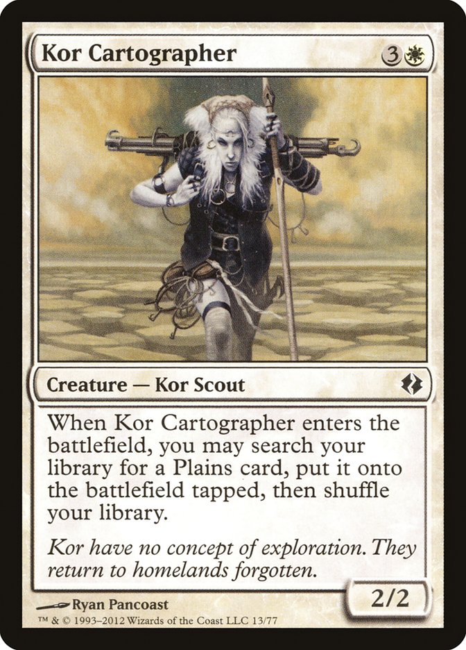 Magic the Gathering Card - Kor Cartographer - MTG Circle
