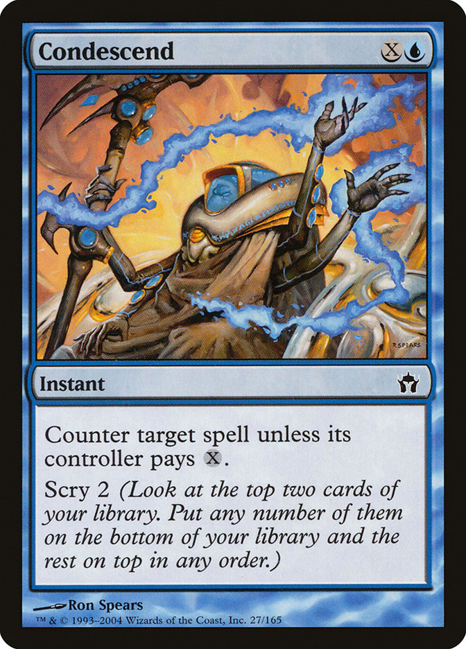 Magic the Gathering Card - Condescend - MTG Circle
