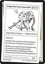 Magic the Gathering Card - Brigid, Who's Seen Some Stuff - MTG Circle