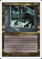 Magic the Gathering Card - Diabolic Vision - MTG Circle