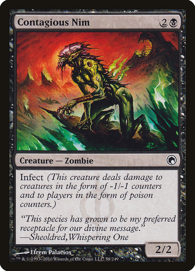 Magic the Gathering Card - Contagious Nim - MTG Circle