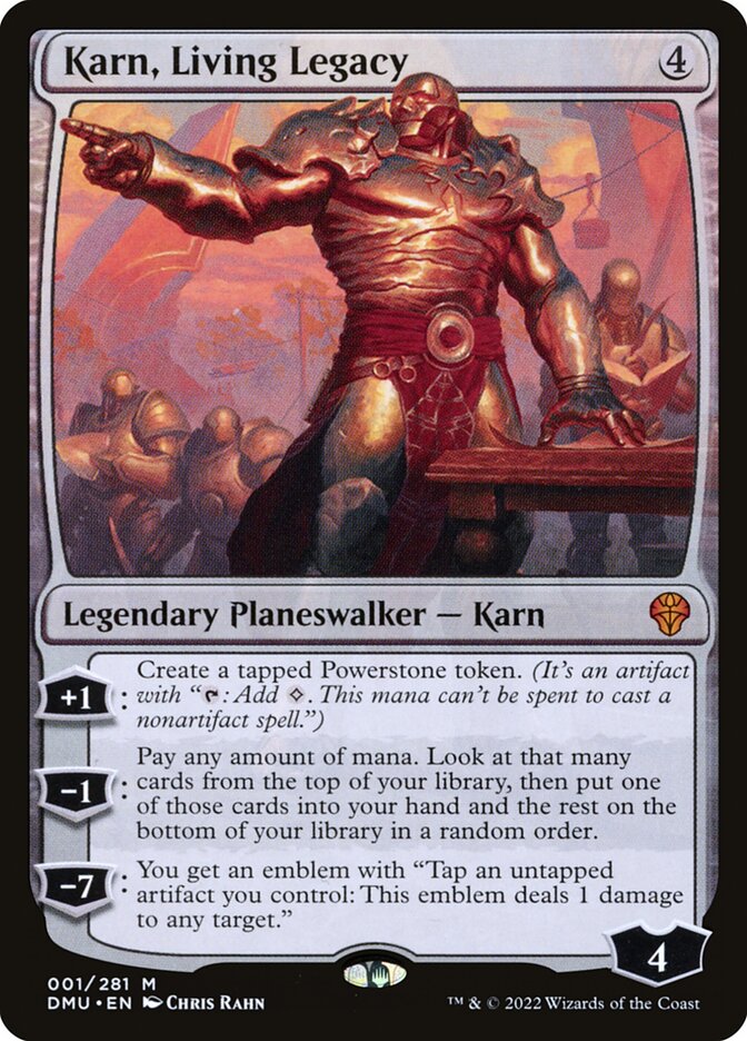Magic the Gathering Card - Karn, Living Legacy - MTG Circle