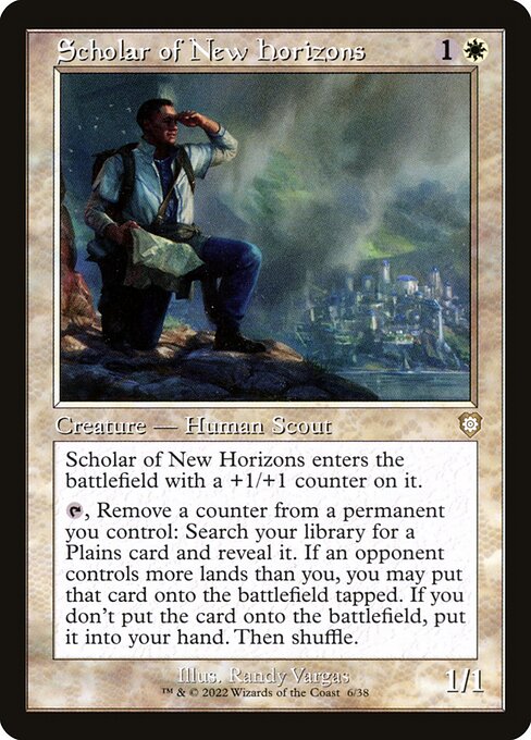 Magic the Gathering Card - Scholar of New Horizons - MTG Circle