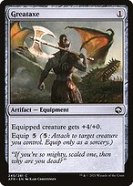 Magic the Gathering Card - Greataxe - MTG Circle