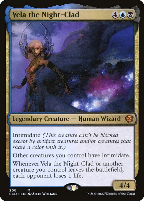 Magic the Gathering Card - Vela the Night-Clad - MTG Circle