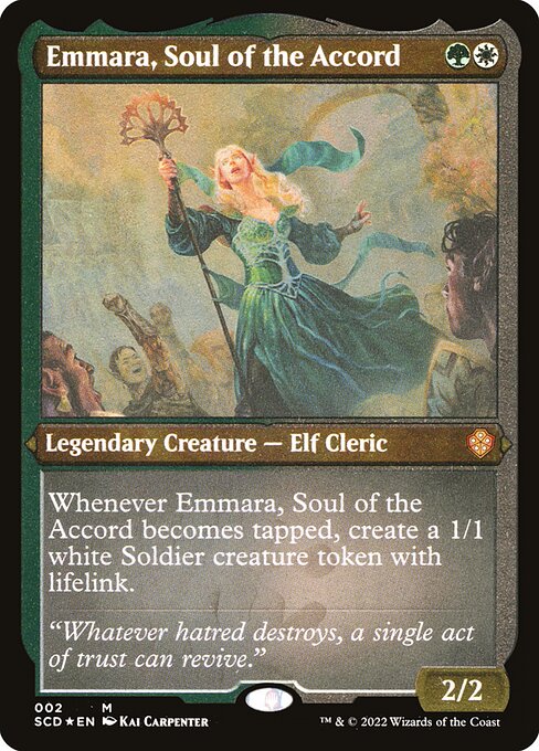 Magic the Gathering Card - Emmara, Soul of the Accord - MTG Circle