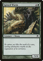 Magic the Gathering Card - Spined Wurm - MTG Circle