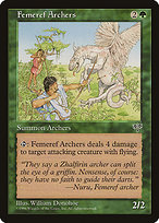 Magic the Gathering Card - Femeref Archers - MTG Circle