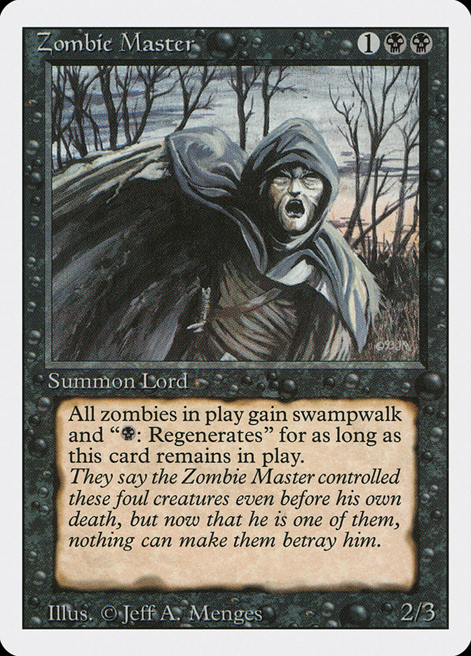 Magic the Gathering Card - Zombie Master - MTG Circle
