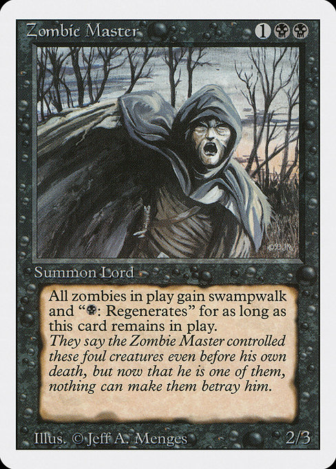 Magic the Gathering Card - Zombie Master - MTG Circle