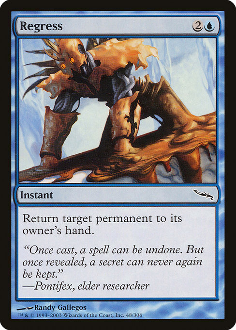 Magic the Gathering Card - Regress - MTG Circle