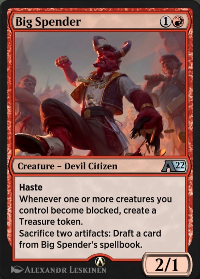 Magic the Gathering Card - Big Spender - MTG Circle