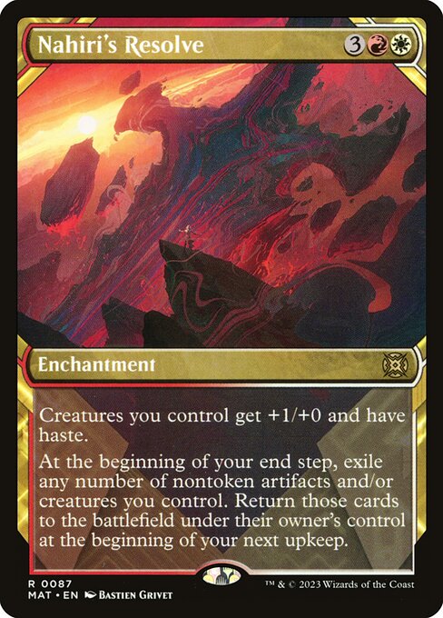 Magic the Gathering Card - Nahiri's Resolve - MTG Circle