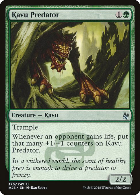 Magic the Gathering Card - Kavu Predator - MTG Circle