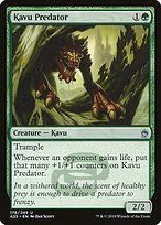 Magic the Gathering Card - Kavu Predator - MTG Circle