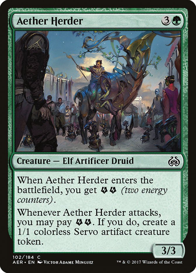 Magic the Gathering Card - Aether Herder - MTG Circle