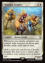 Magic the Gathering Card - Chocobo Knights - MTG Circle