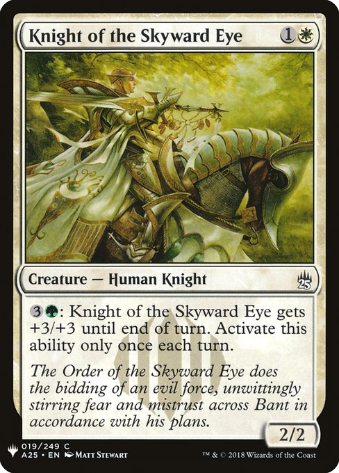 Magic the Gathering Card - Knight of the Skyward Eye - MTG Circle