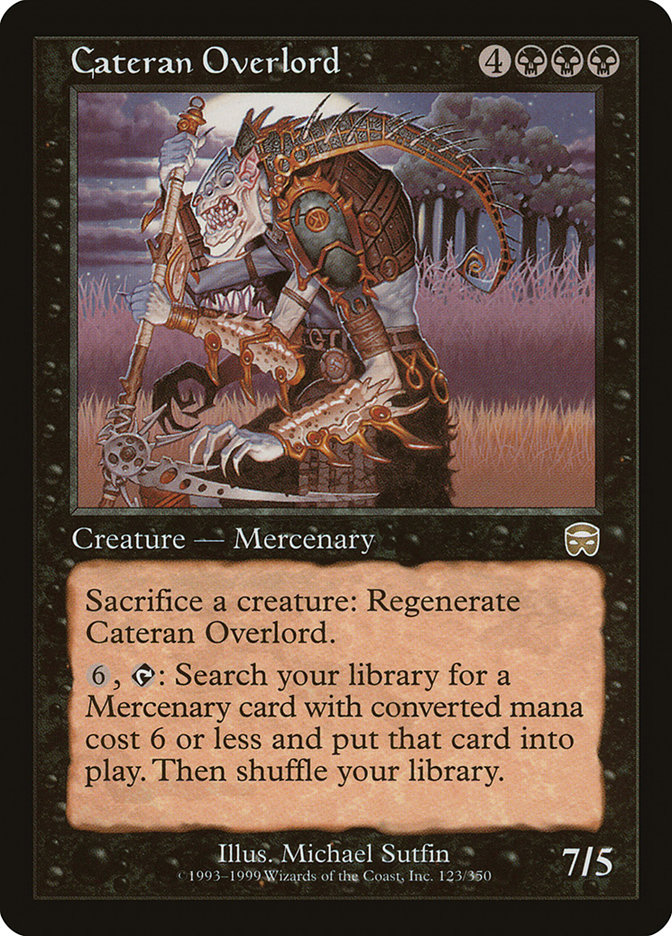 Magic the Gathering Card - Cateran Overlord - MTG Circle
