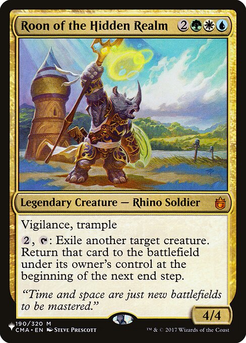 Magic the Gathering Card - Roon of the Hidden Realm - MTG Circle