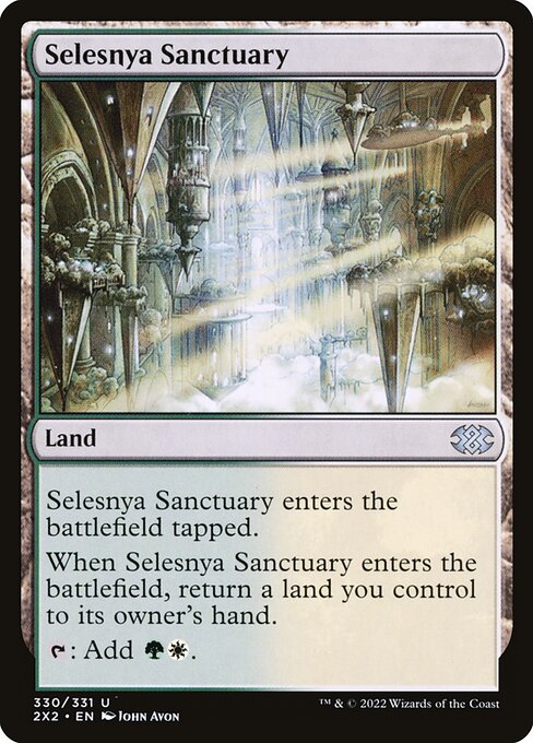 Magic the Gathering Card - Selesnya Sanctuary - MTG Circle