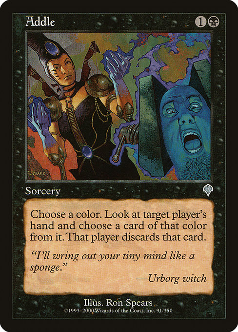 Magic the Gathering Card - Addle - MTG Circle