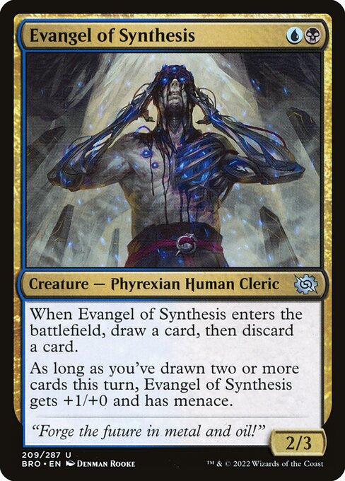 Magic the Gathering Card - Evangel of Synthesis - MTG Circle