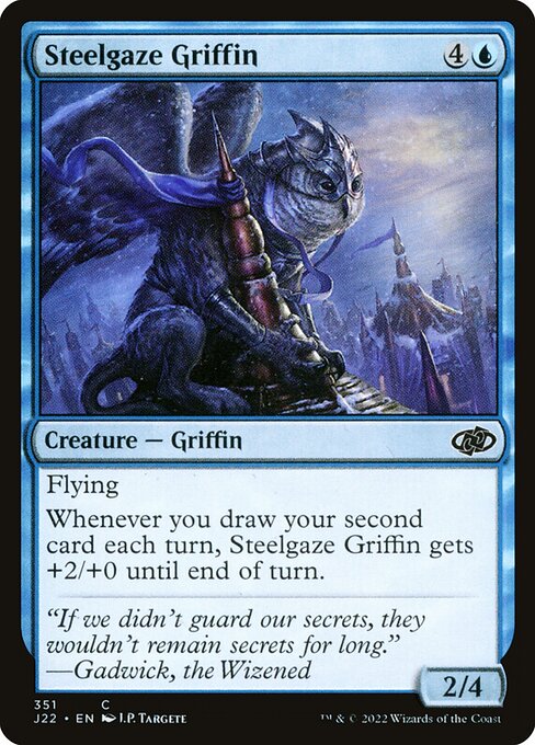Magic the Gathering Card - Steelgaze Griffin - MTG Circle