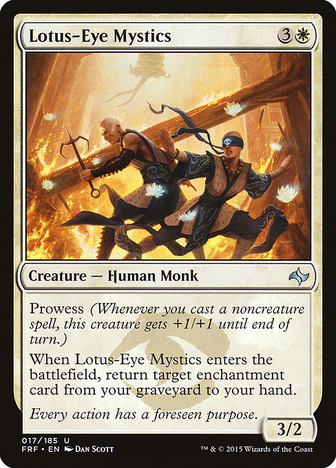 Magic the Gathering Card - Lotus-Eye Mystics - MTG Circle